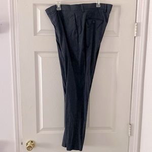 Perry Ellis Portfolio Slim Fit Dress Pants 36x30 Navy